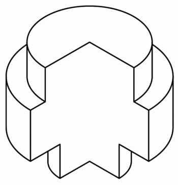 段差のある円柱を切る17