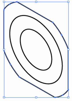 角を丸みで削って成形する11