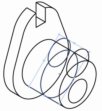 円柱を円柱で削る20