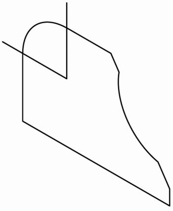 円柱の中心が空間にある形状08