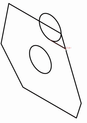 楕円で距離を測る12