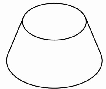 テクニカルイラストで円錐（すい）台08