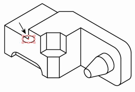 アイソメ図（立体図）でいろいろ詰め込んだ形状26