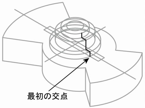 テクニカルイラストで扇形を描く14