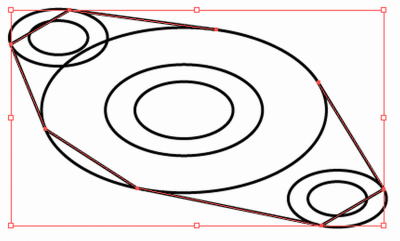 テクニカルイラストで段差のある部品06