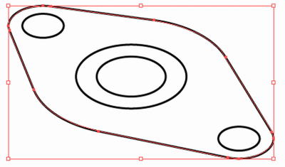 テクニカルイラストで段差のある部品08