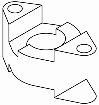 テクニカルイラストで段差のある部品21