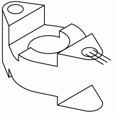 テクニカルイラストで段差のある部品22