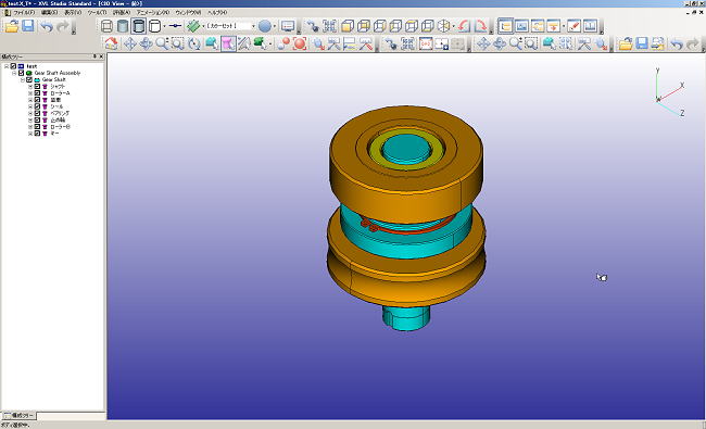 XVL Studioのデータ表示